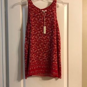 NWT Max Studio Red Floral Dress